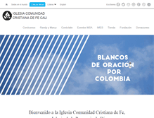 Tablet Screenshot of comunifecali.org